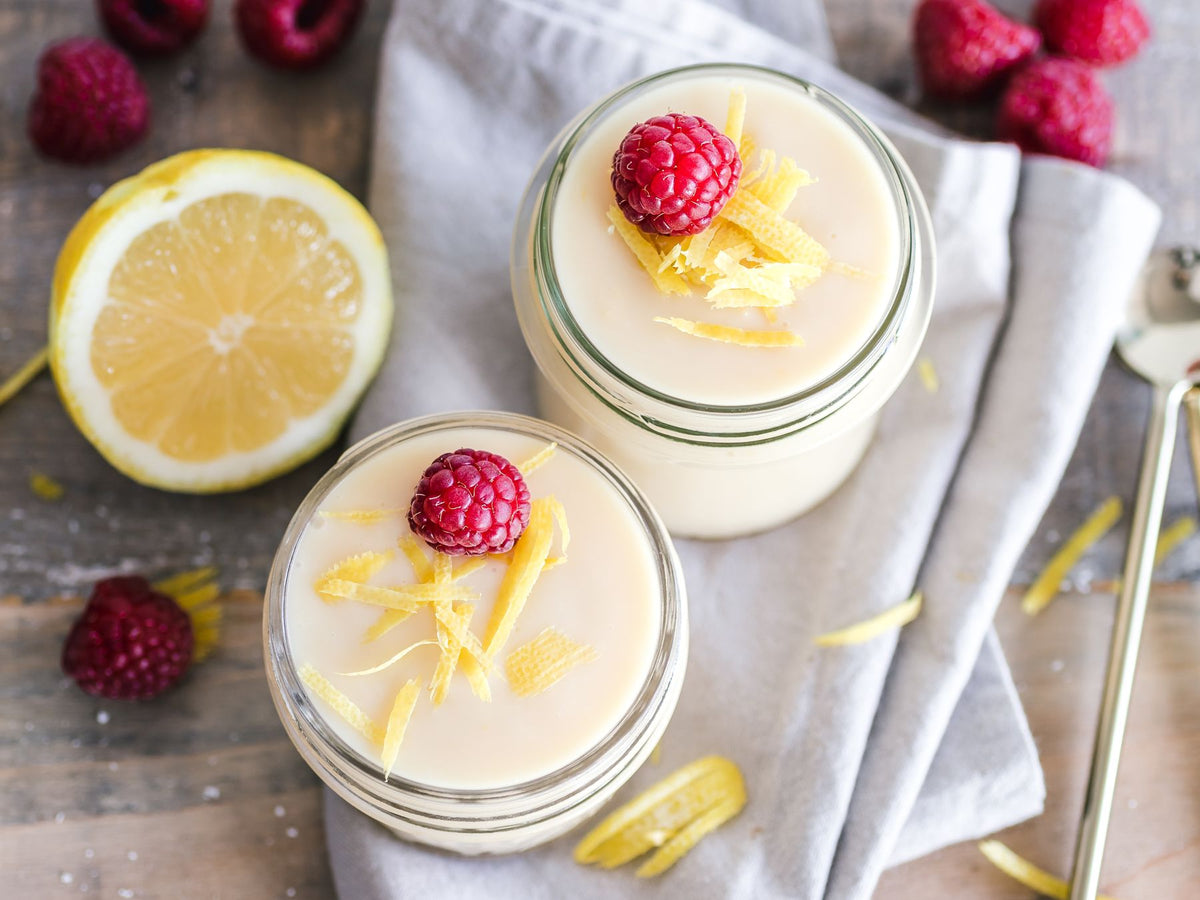Lemon and raspberry dessert jars — serving inspiration
