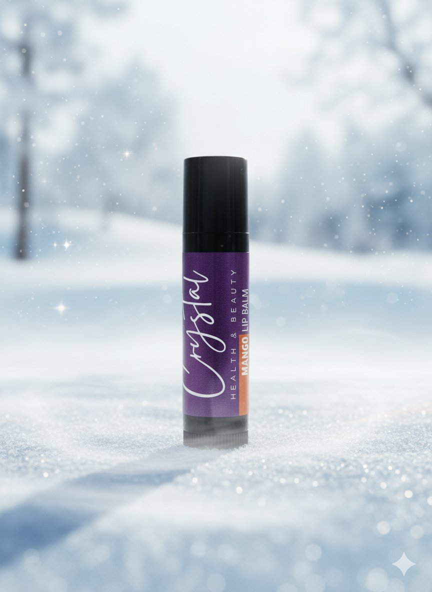 Natural Mango Butter Lip Balm from Crystal Health & Beauty