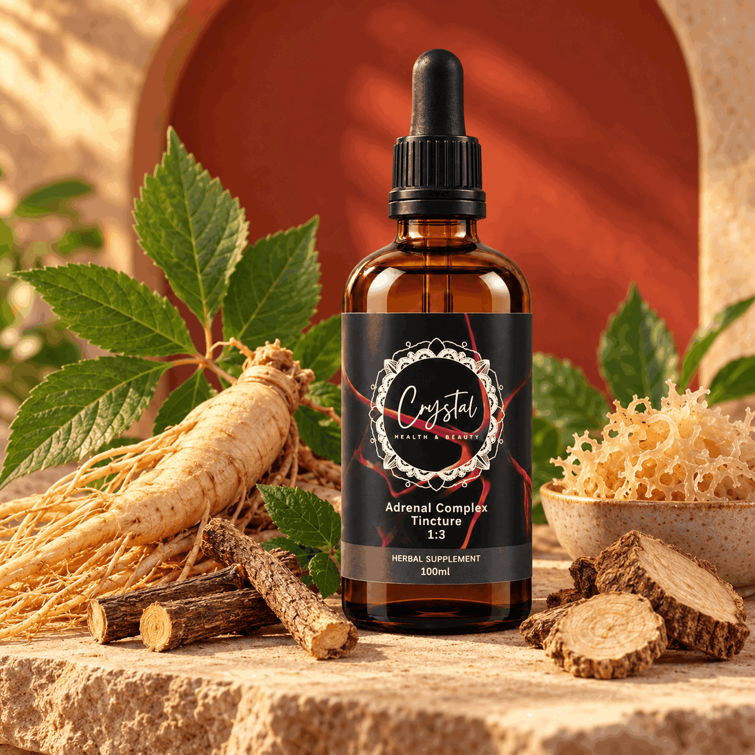 Adrenal Complex Tincture from Crystal Health & Beauty