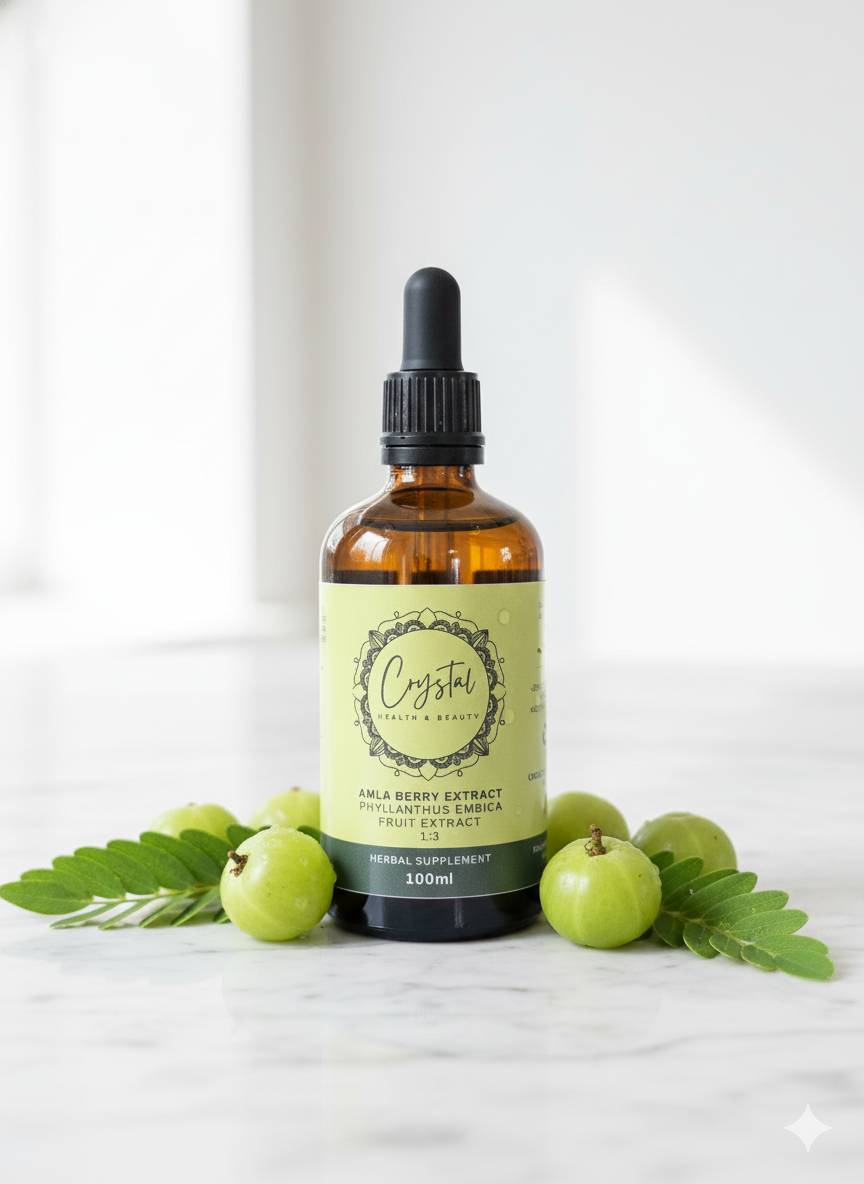 Amla Berry Herbal Tincture from Crystal Health & Beauty