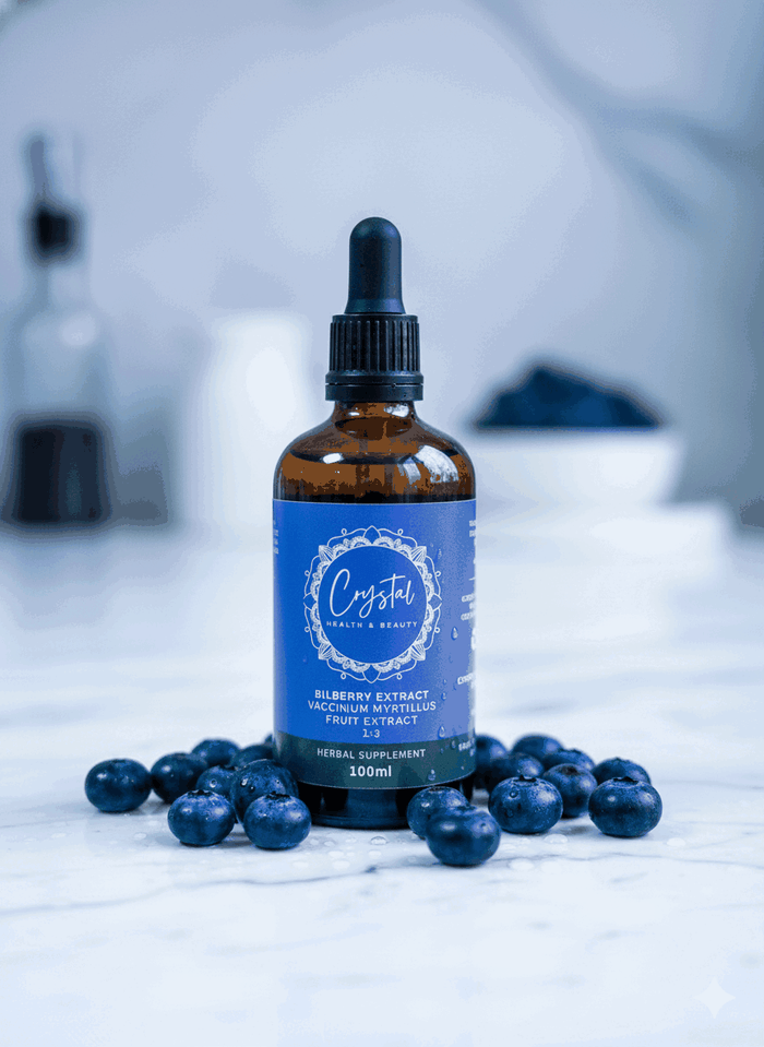 Bilberry Herbal Tincture from Crystal Health & Beauty