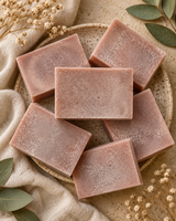 Six handmade fragrance-free colloidal copper soap bars