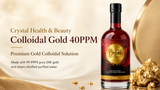 Colloidal gold colour and appearance