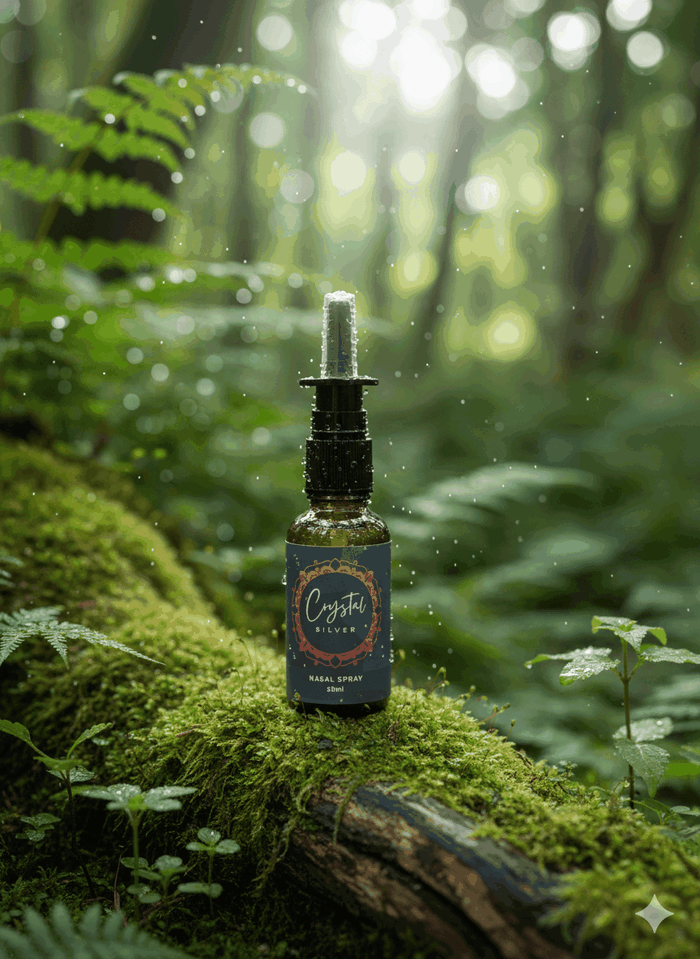 Colloidal Silver Nasal Spray from Crystal Health & Beauty
