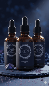 Three 50ml amber glass bottles of Lugol’s iodine 15% solution with dropper caps