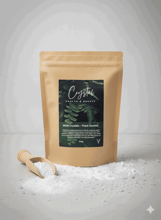MSM Crystals – 100% Pure Plant-Derived Sulphur Supplement