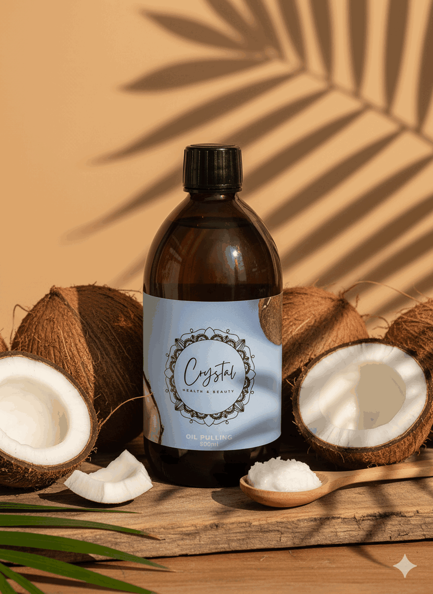 Oil Pulling from Crystal Health & Beauty