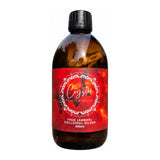 Crystal True Amber Colloidal Silver 500ml amber glass bottle with black cap
