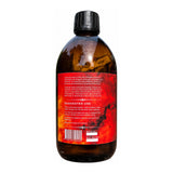 True Amber Colloidal Silver 500ml back label with suggested use