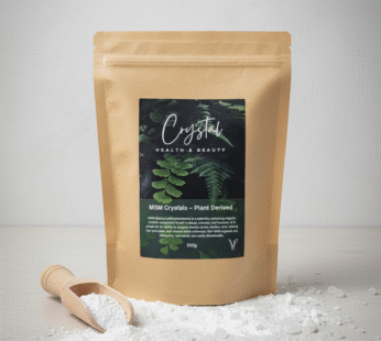 MSM Crystals – 100% Pure Plant-Derived Sulphur Supplement