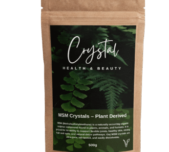 MSM Crystals – Plant Derived – 100% Pure