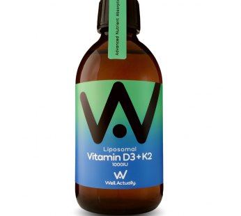 Liposomal Liquid Vitamin D3 & K2 (1000IUs) I 300ml (120 servings)