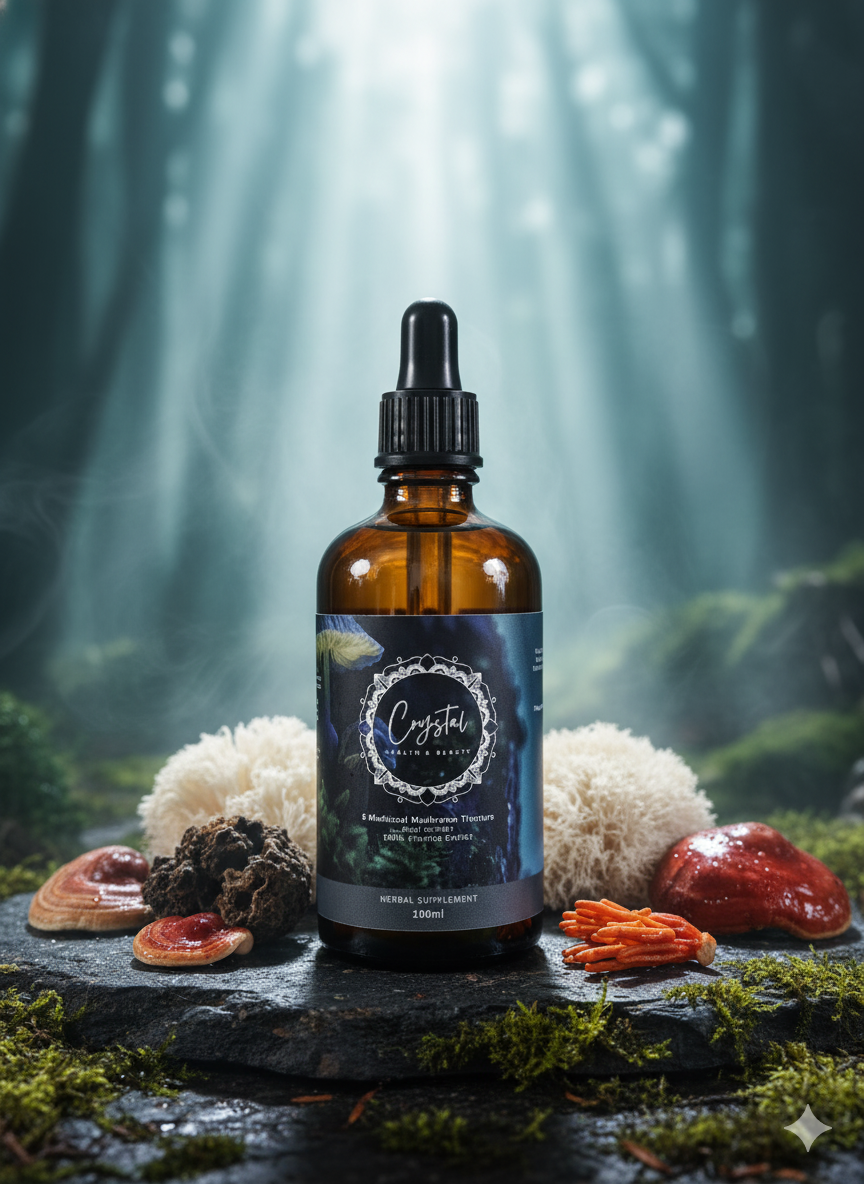 5 Medicinal Mushroom Tincture Dual Extract
