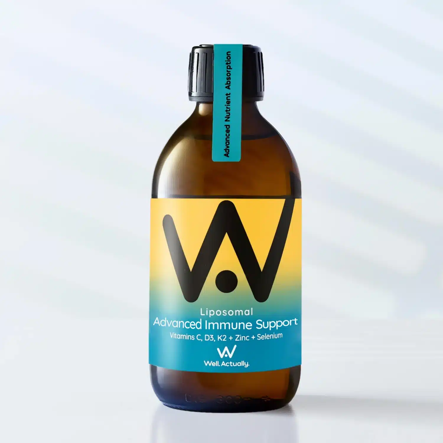 Liposomal Advanced Immune Support – Vitamins C, D3, K2 + Zinc + Selenium – Tropical Zest Flavour