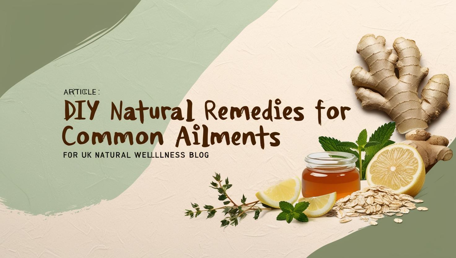DIY Natural Remedies for Common Ailments 🌿