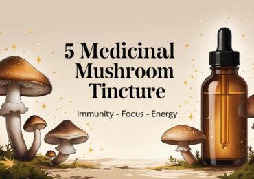5 Medicinal Mushroom Tincture – Nature’s Immune and Energy Elixir