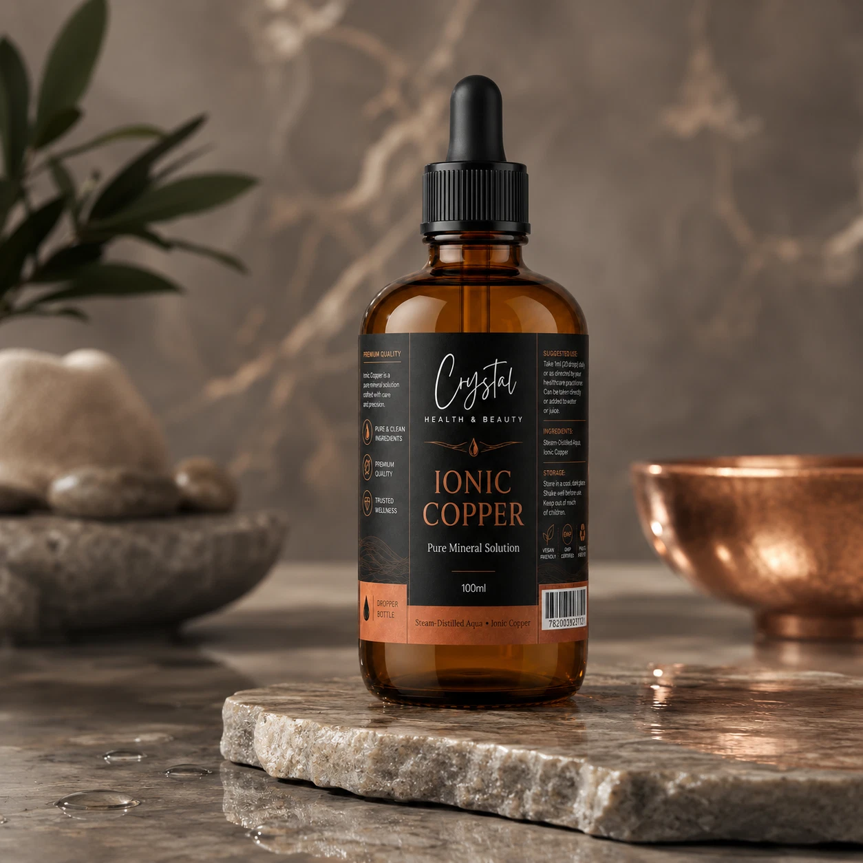 Ionic Copper – 100ml Liquid Supplement | Bioavailable Trace Mineral - Image 3