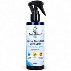 SwimFresh Kids chlorine-neutralising swim spray 250ml bottle