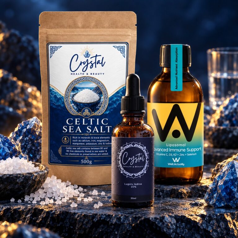 Complete Iodine Companion Bundle – Iodine, Celtic Salt, Vitamin C & Selenium