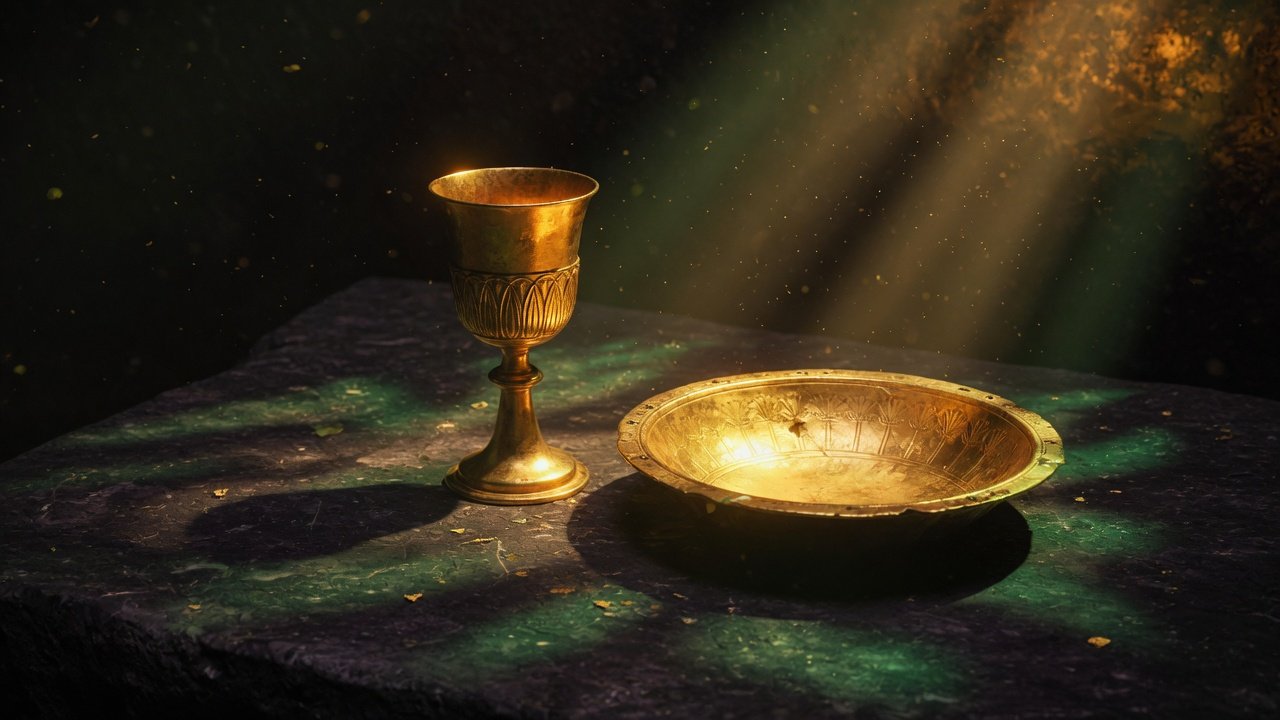 Ancient gold drinking vessel