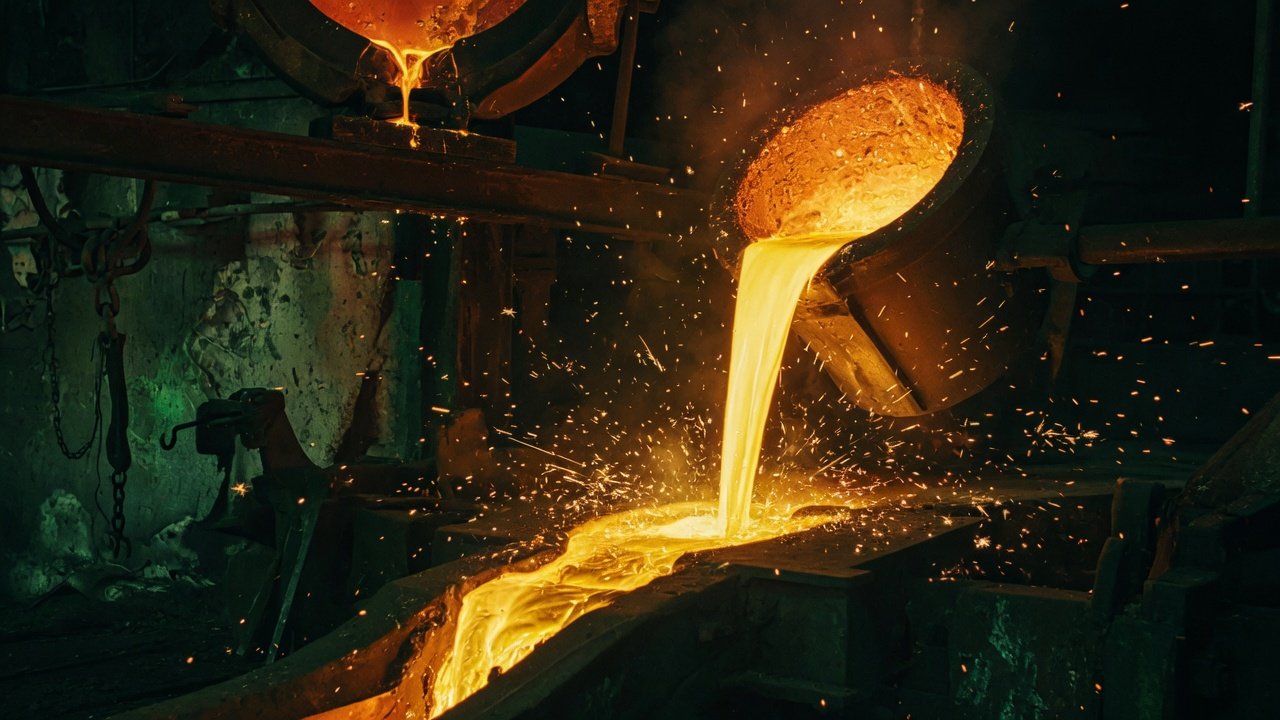 Molten gold