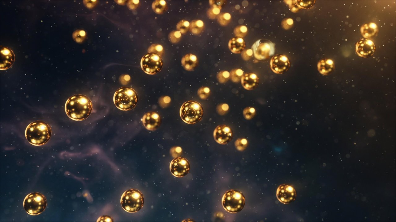 Gold nanoparticles in water