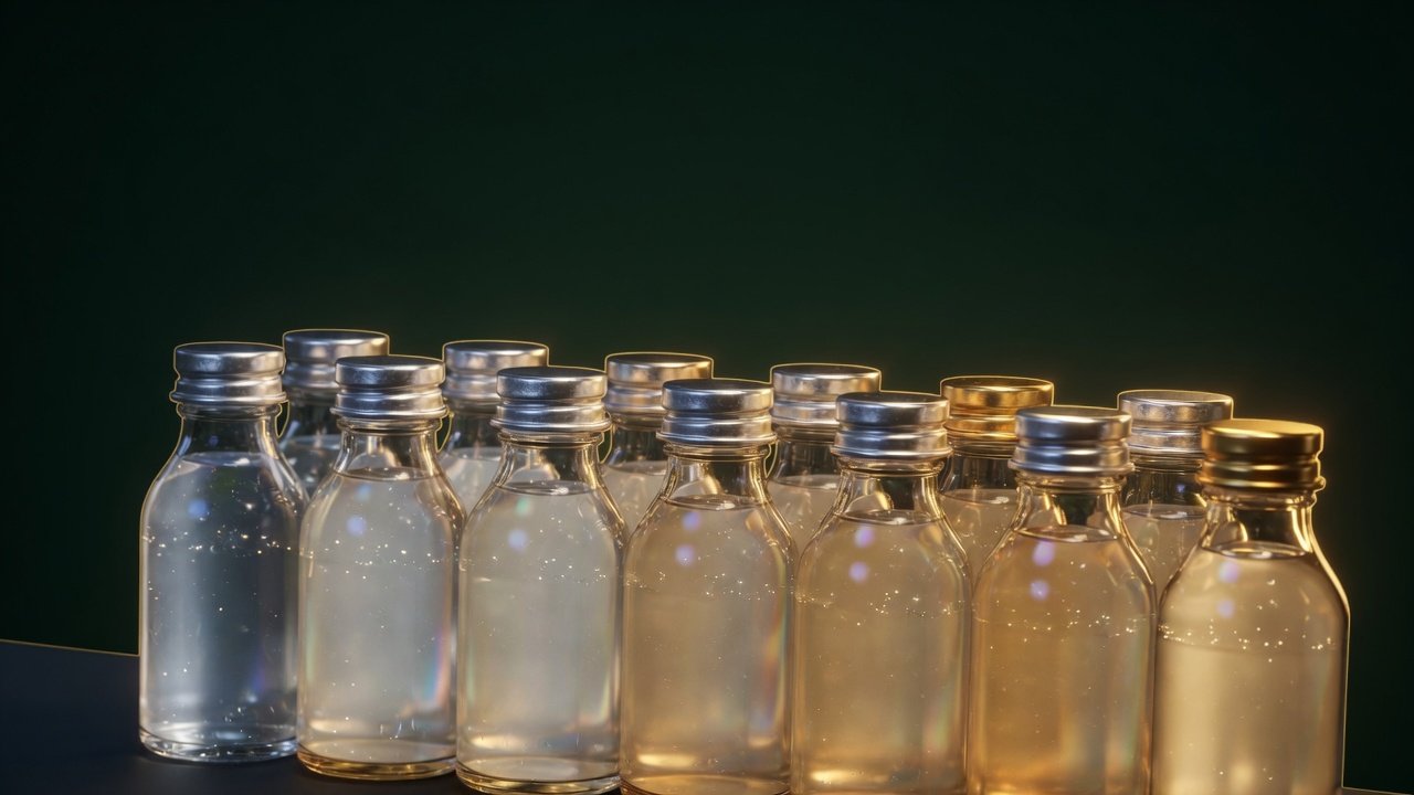 Colloidal silver bottles