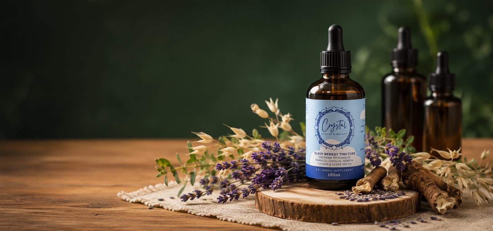 Crystal herbal tinctures