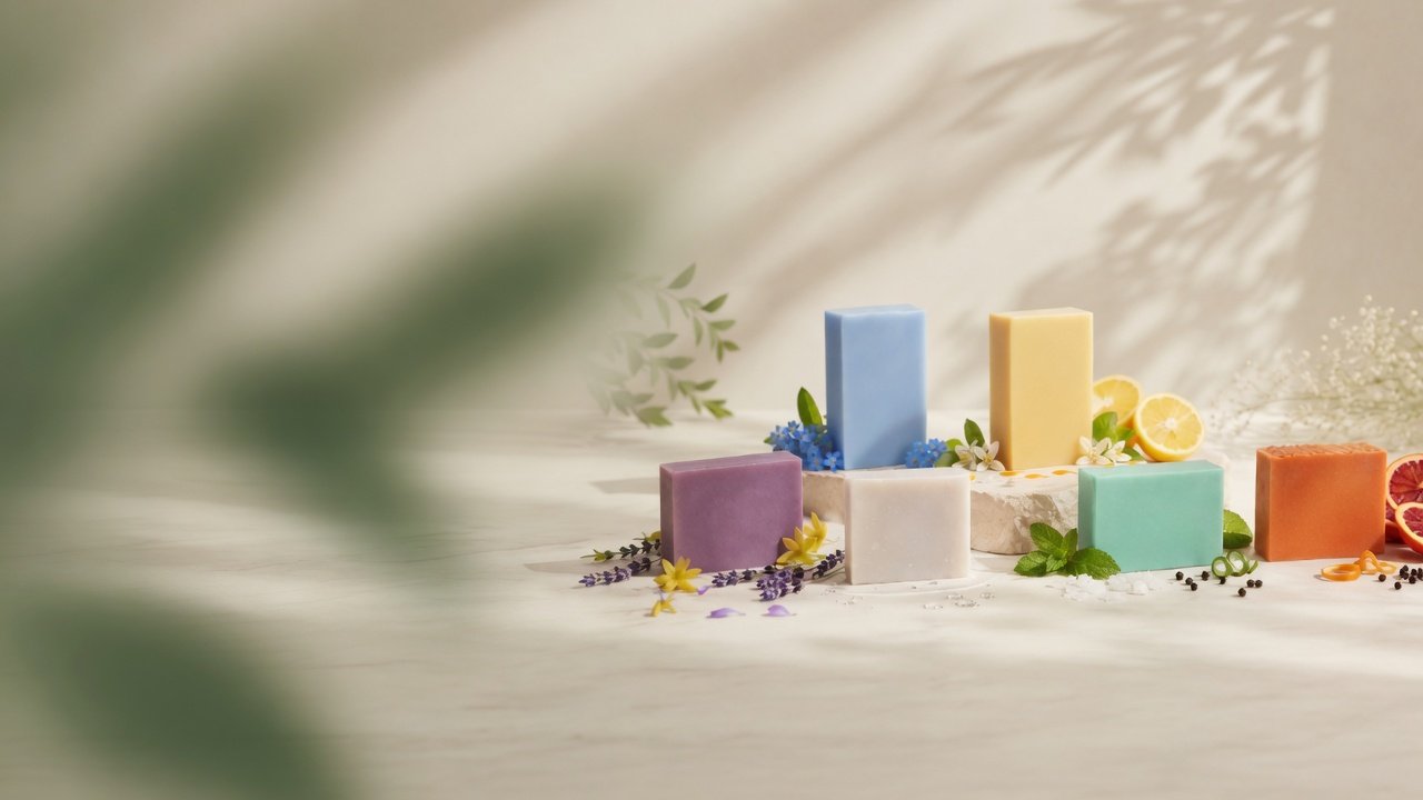 Crystal colloidal soaps - botanical handmade bars