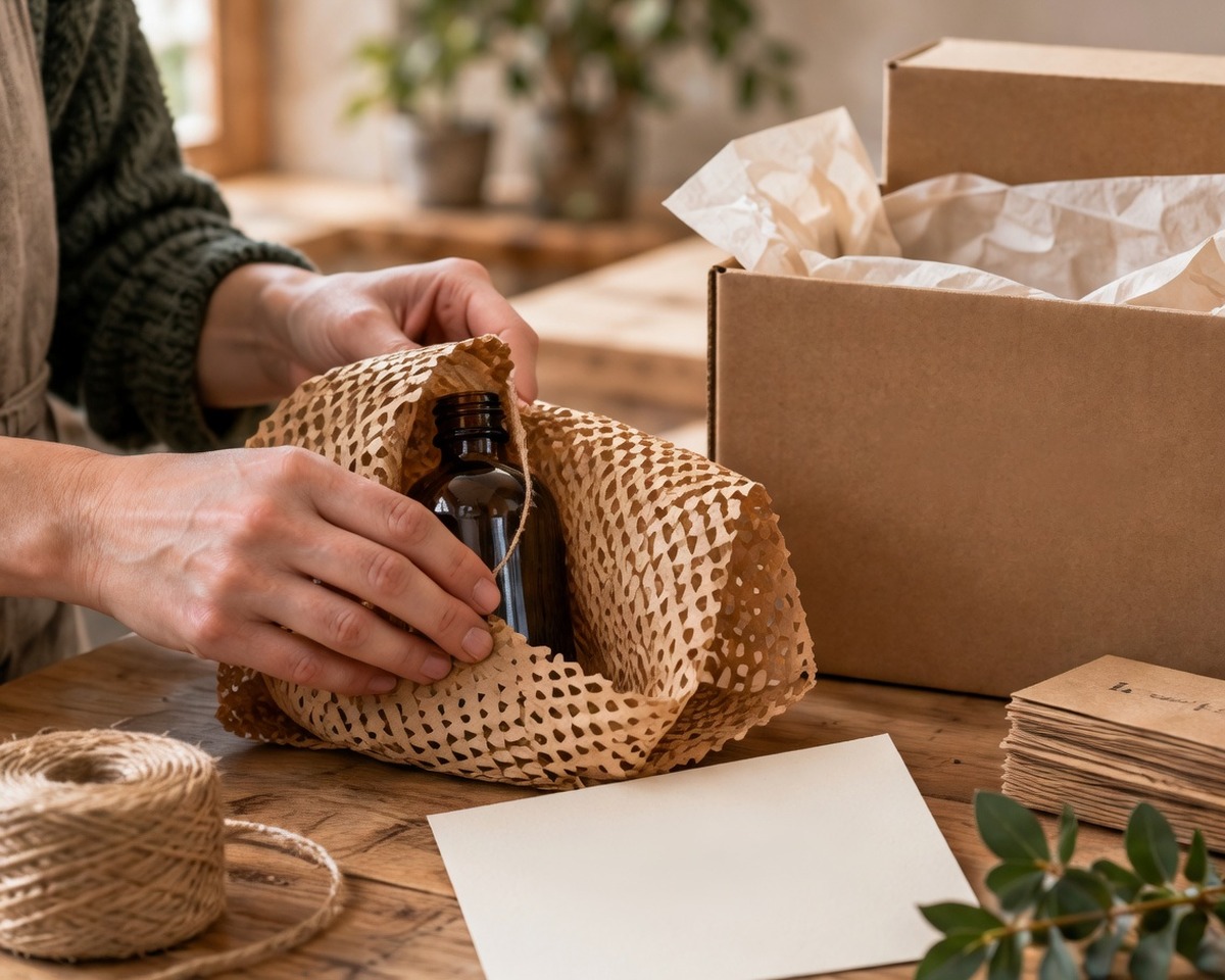 Crystal Health & Beauty order being packed by our family team